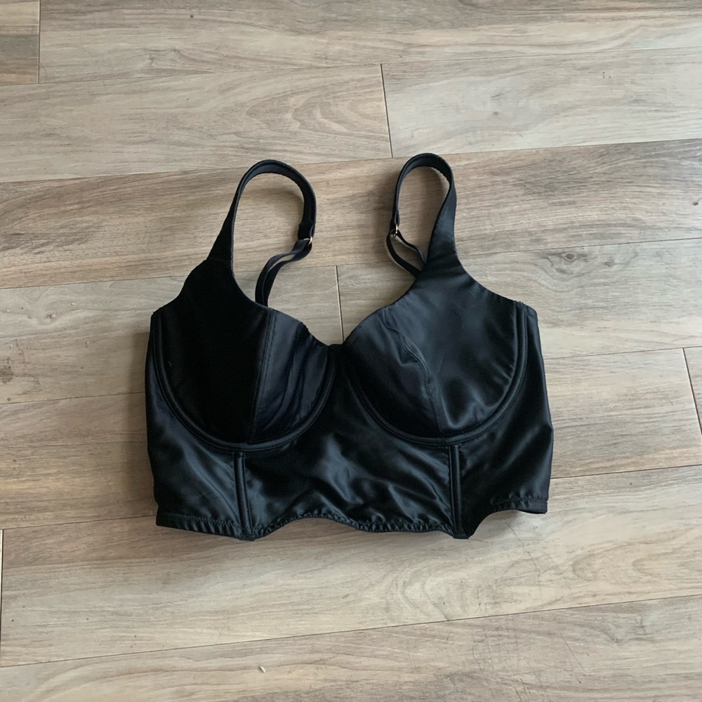 Victoria secret long line satin bralette